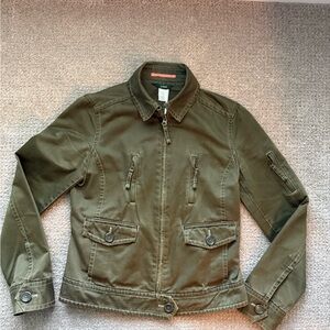 J. Crew Army Green Utility Jacket